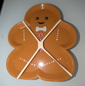 🌲 Target Bullseye  Gingerbread Christmas Plate Set Of 4 2023